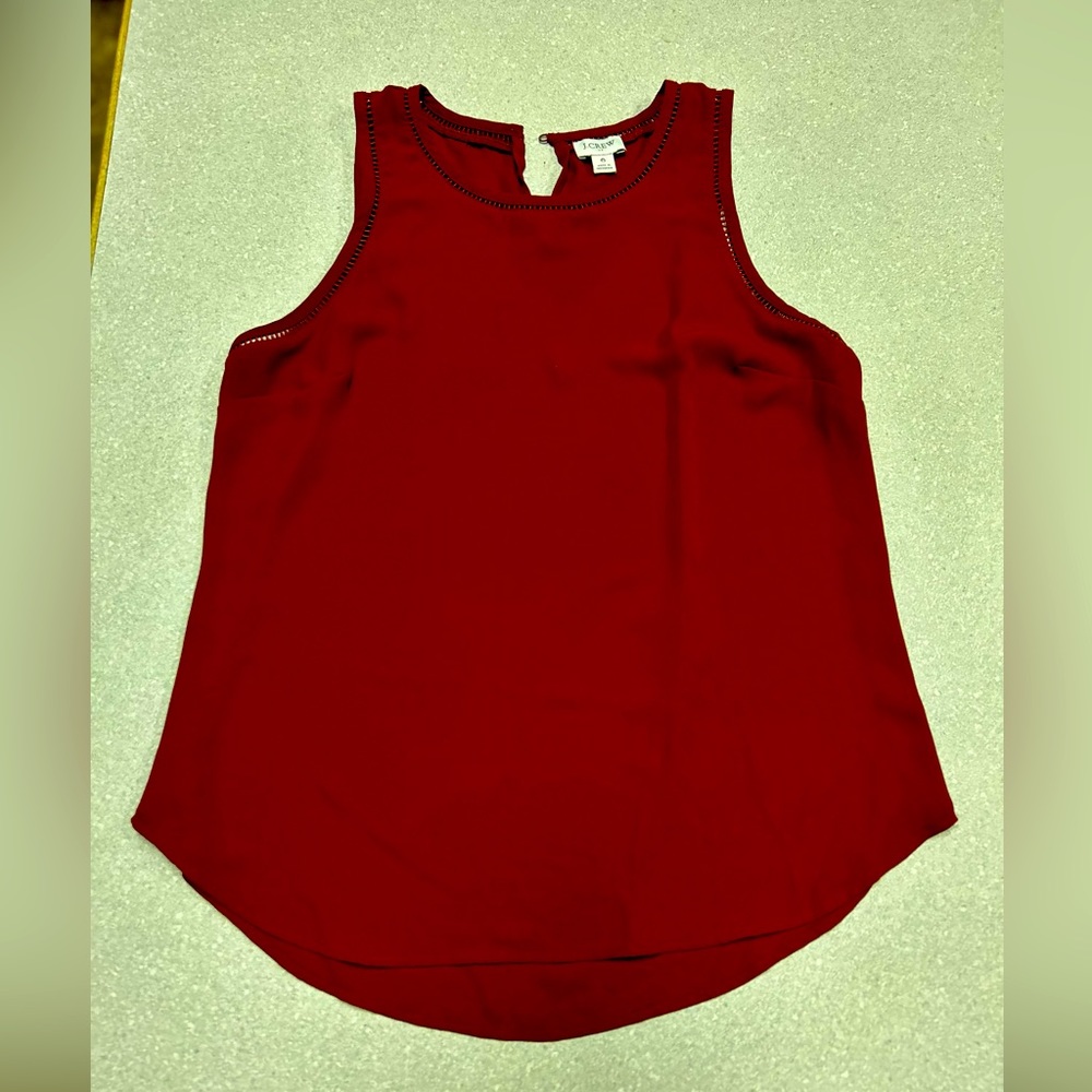 J. Crew size 6 women’s sleeveless blouse